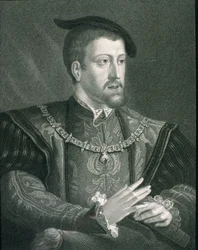 Karl V. (1500-58) Heiliger Römischer Kaiser und König von Spanien, aus 