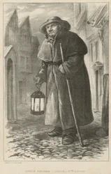 Charlie, ein Londoner Wächter im 18. Jahrhundert