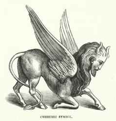 Cherubisches Symbol (Gravur)