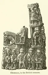 Schachfigur im British Museum