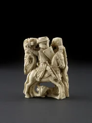 Schachfigur, möglicherweise 13. Jahrhundert