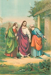 Christus, Johannes und Petrus