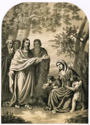 Christus segnet kleine Kinder