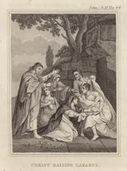 Christus erweckt Lazarus