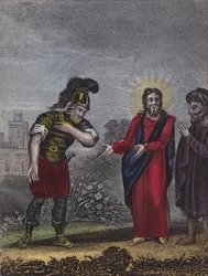 Christus nimmt seinen Weg nach Kapernaum ...