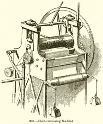 Stoffprägemaschine