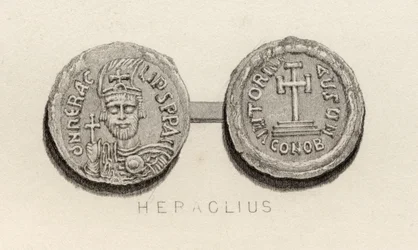 Münze aus der Zeit von Heraklius