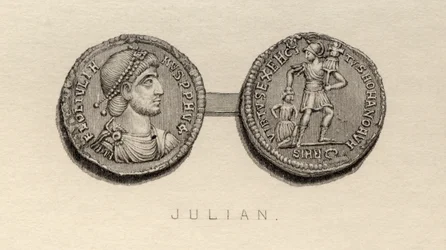 Münze aus der Zeit von Julian dem Abtrünnigen