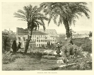 Kolosseum, vom Palatin