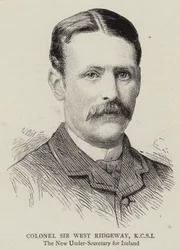 Oberst Sir West Ridgeway, KCSI (Gravur)
