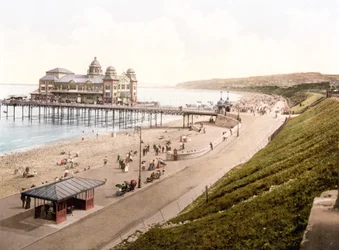Colwyn Bay Promenade, vom Bahnhof