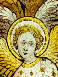 Erhaltener Abschnitt aus dem Großen Ostfenster der York Minster: 