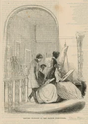 Bilderkopieren in der British Institution