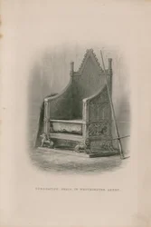 Krönungsstuhl in der Westminster Abbey
