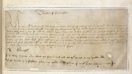 Richards erster überlebender Brief an Sir John Say