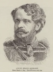 Graf Julius Andrassy (Gravur)