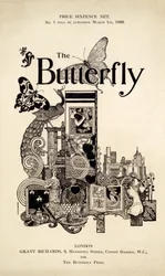 Titelblatt des The Butterfly Magazins, veröffentlicht am 1. März 1899