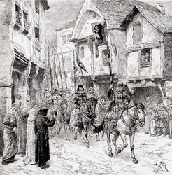 Kreuzfahrer auf dem Weg ins Heilige Land