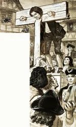 Daniel Defoe im Pranger