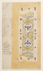 Entwurf für einen Knotengarten, Bush Hill, nahe Edmonton, London, 1713