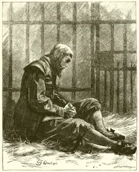 Verzweiflung. Ich bin jetzt ein Mann der Verzweiflung und bin darin eingeschlossen, wie in diesem eisernen Käfig