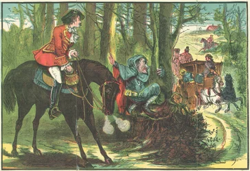 Dick Turpin und der blaue Zwerg verhindern ein grausames Verbrechen
