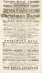 Dickens Spielplan: A Christmas Carol im Adelphi Theatre Royal, 26. Februar 1814