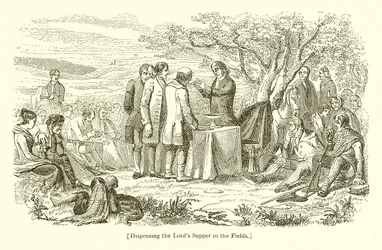 Das Abendmahl auf den Feldern spenden