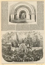 Trinkbrunnen neben der St. Sepulchres Kirche, Snow Hill