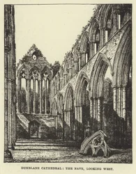 Kathedrale von Dunblane, das Kirchenschiff, Blick nach Westen