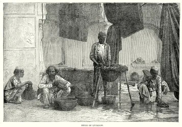 Färber von Lucknow (Gravur)