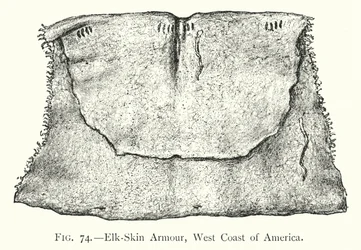 Elchhaut-Rüstung, Westküste Amerikas