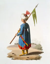 Fahnenträger der Spahis, 1818