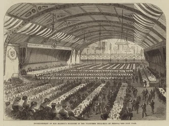 Unterhaltung der Minister Ihrer Majestät in der Freiwilligen-Drill-Halle in Bristol