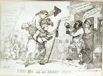 Jeder Mann hat sein Steckenpferd, veröffentlicht 1784