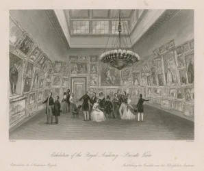 Ausstellung der Royal Academy - private Ansicht