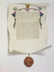 Faksimile-Ausgabe der Magna Carta, erstmals veröffentlicht 1225, 1816