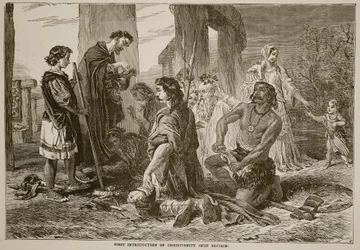 Erste Einführung des Christentums in Großbritannien