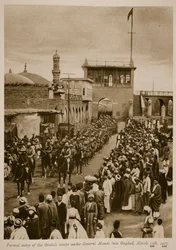 Formeller Einzug der britischen Truppen unter General Maude in Bagdad, 11. März 1917, 1917-19