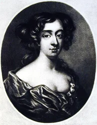 Frances Teresa Stuart (1647-1702) Herzogin von Richmond, Illustration aus Portraits of Characters Illustrious in British History, graviert von Richard Earlom und Charles Turner (Mezzotinto)