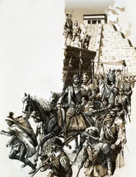 Die Expedition von Francisco de Coronado, um Cibola zu finden