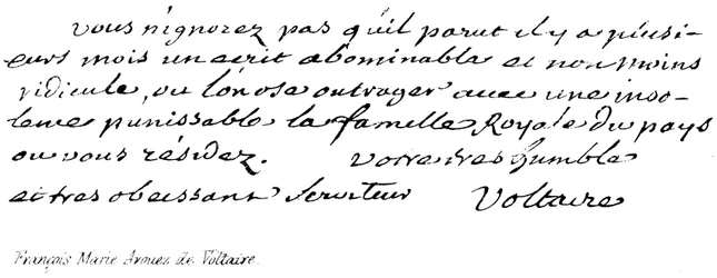 François-Marie Arouet de Voltaire