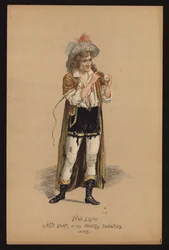 Fred Leslie, englischer Schauspieler und Sänger