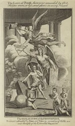 Frontispiz-Illustration für das Universal Magazine