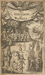 Frontispiz von Nathaniel Crouch, Das Königreich der Dunkelheit (London: Gedruckt für Nath. Crouch)
