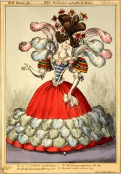 Gala-Kleidung für _ 1828 - Gewidmet der gefiederten Rasse, 1828