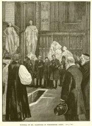 Beerdigung von Mr. Gladstone in der Westminster Abbey