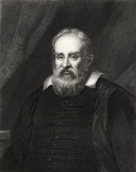 Galileo Galilei, aus Die Galerie der Porträts, veröffentlicht 1833