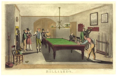 Billardspiel, 1827