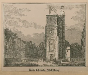 Gesamtansicht der Bow Church